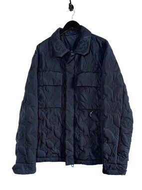 Louis Vuitton Navy Quilted Flowers Blouson